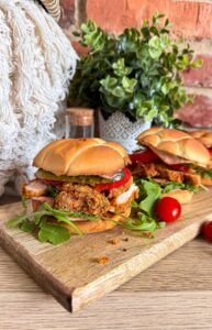 burger z warzywami