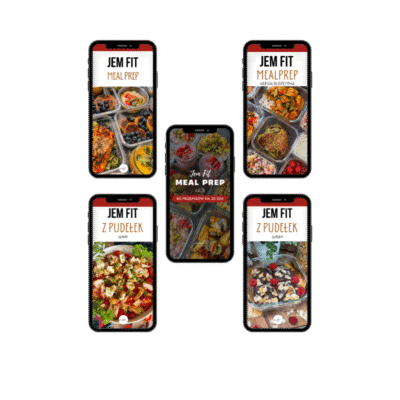 Pakiet 240 przepisów (3 x Meal Prep + Jem Fit z Pudełek)