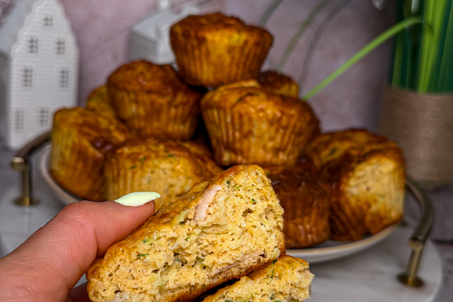 przekrój muffinek pizzowych